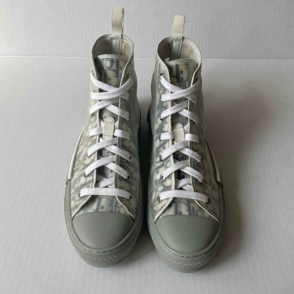 Dior Men’s White and Gray Sneakers - Picture 3 of 10